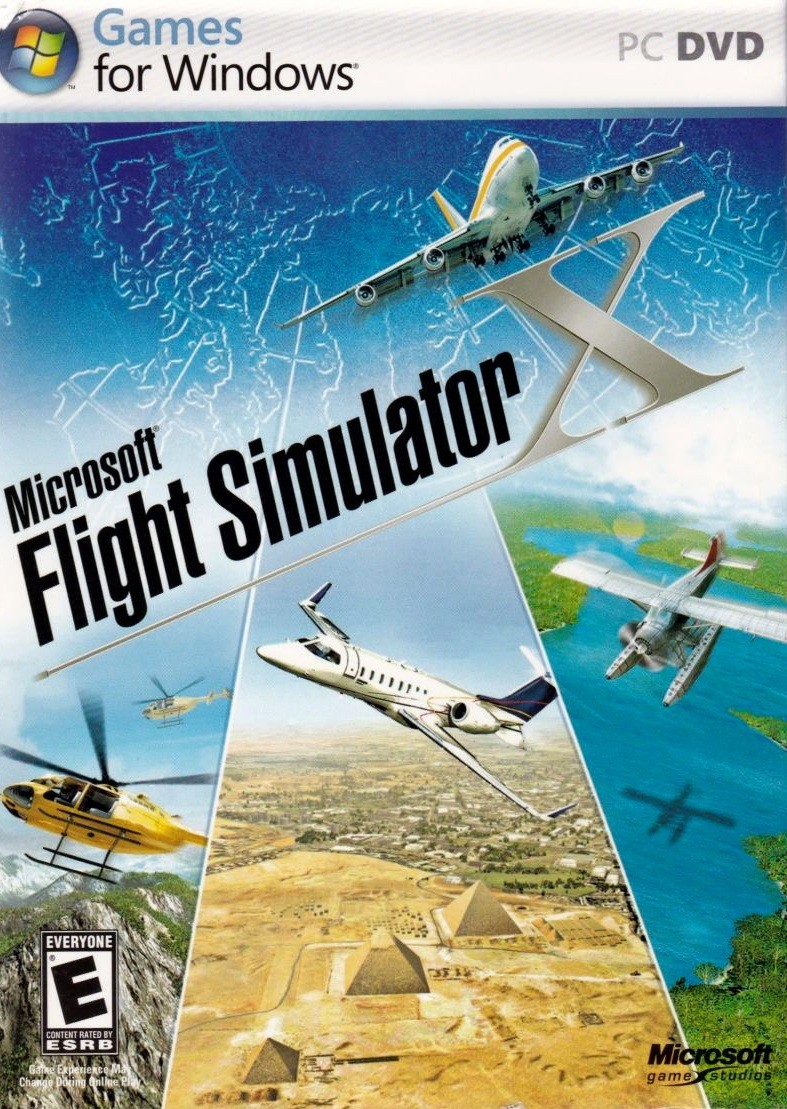 Capa do jogo Microsoft Flight Simulator X