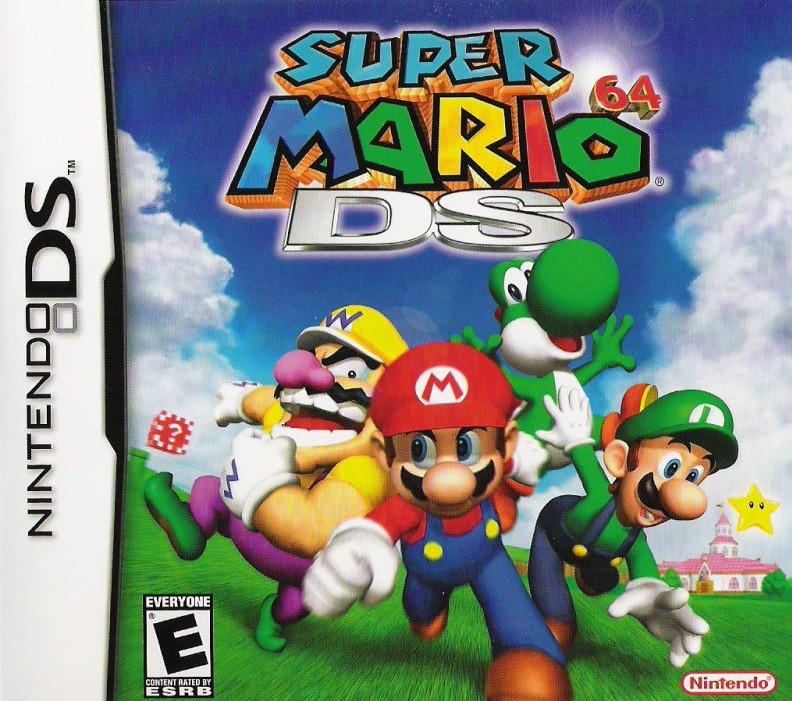 Capa do jogo Super Mario 64 DS