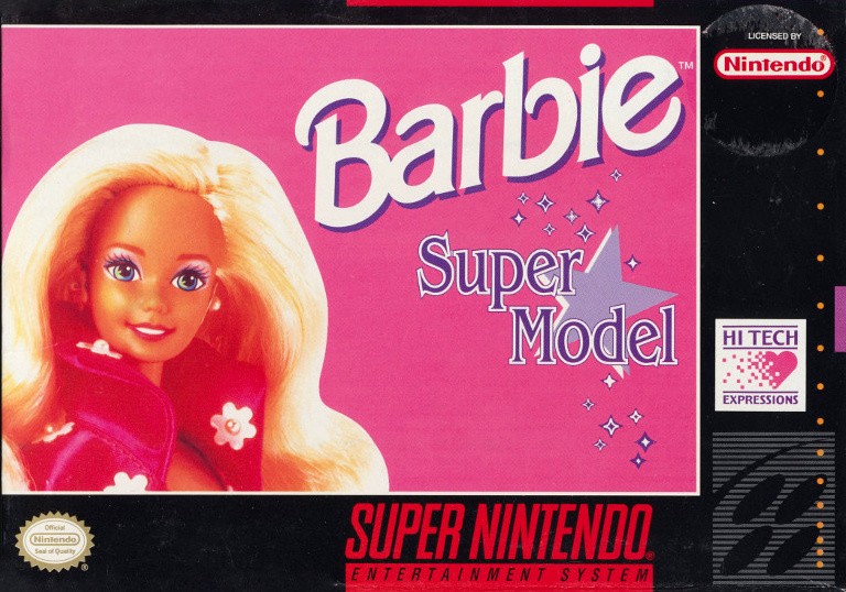 Capa do jogo Barbie Super Model