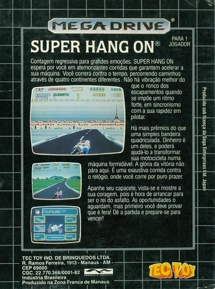 Capa do jogo Super Hang-On