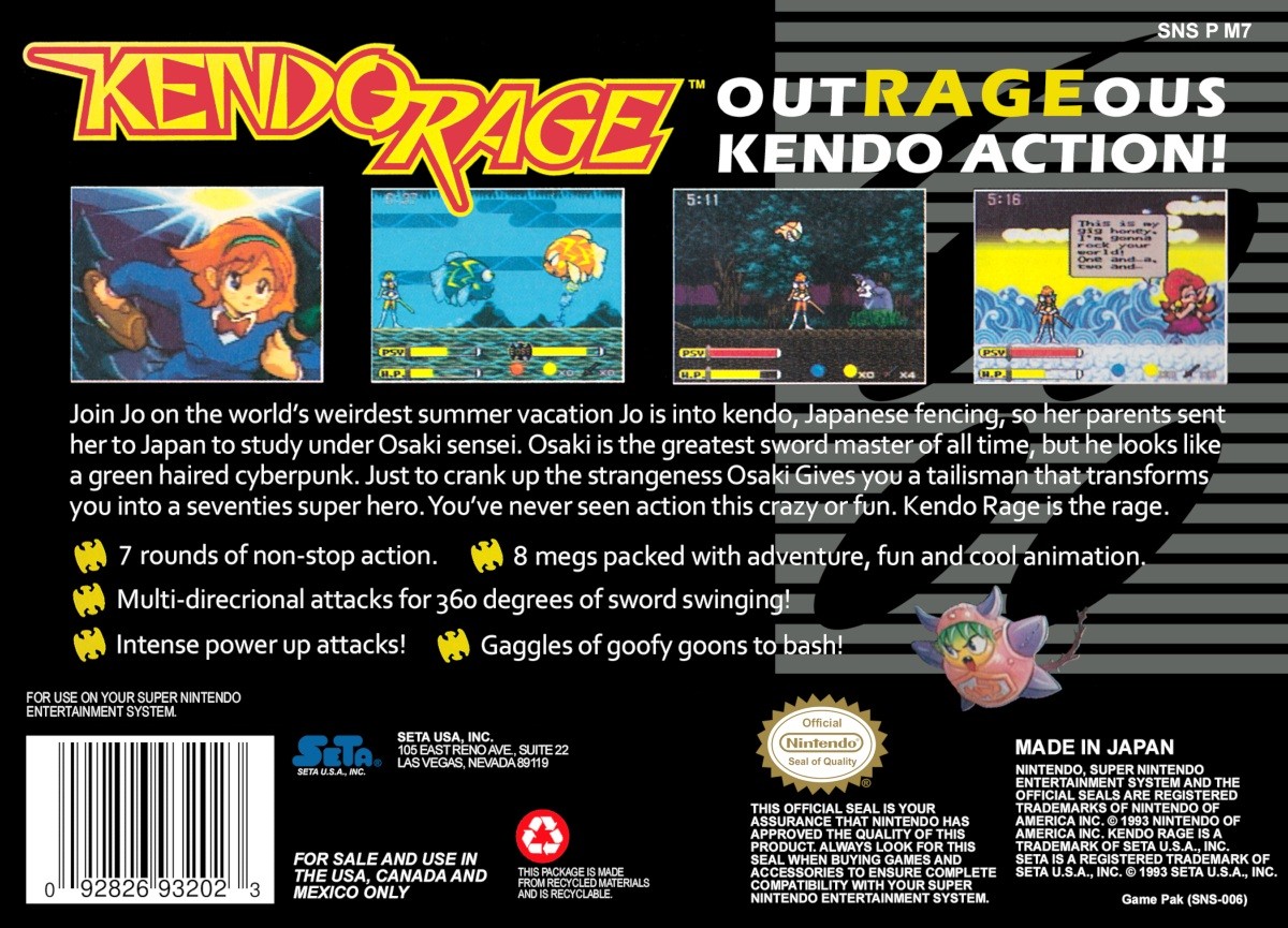 Capa do jogo Kendo Rage