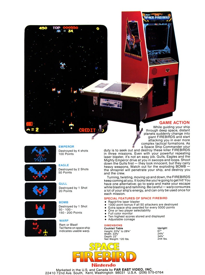 Capa do jogo Space Firebird