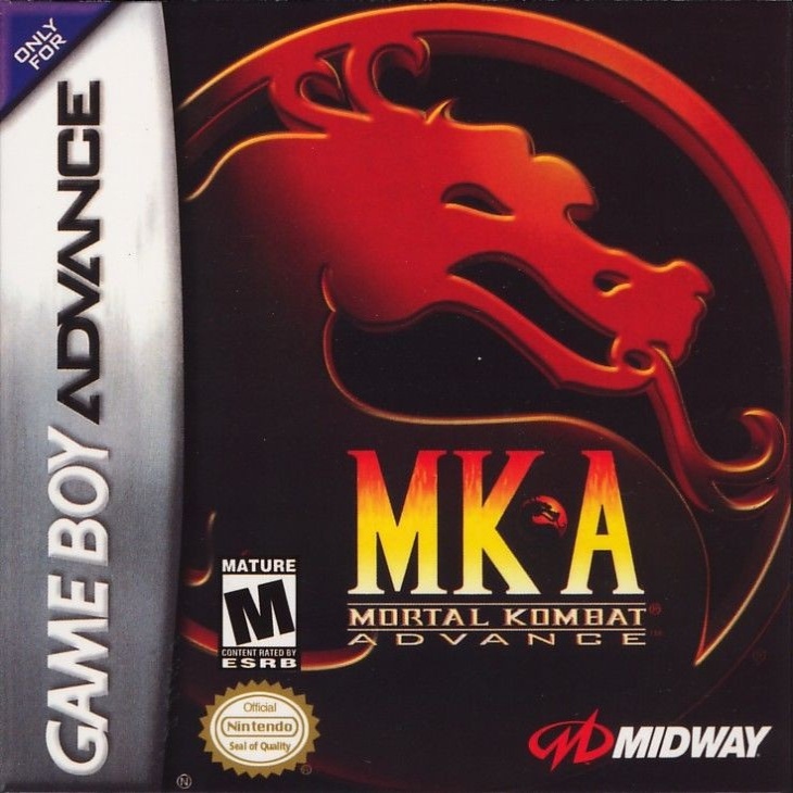 Capa do jogo Mortal Kombat Advance