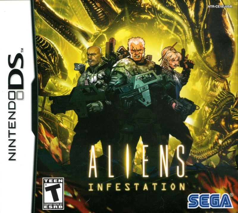 Capa do jogo Aliens: Infestation