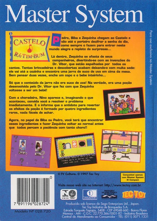 Capa do jogo Castelo Rá-Tim-Bum