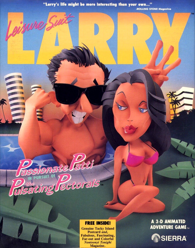 Capa do jogo Leisure Suit Larry III: Passionate Patti in Pursuit of the Pulsating Pectorals
