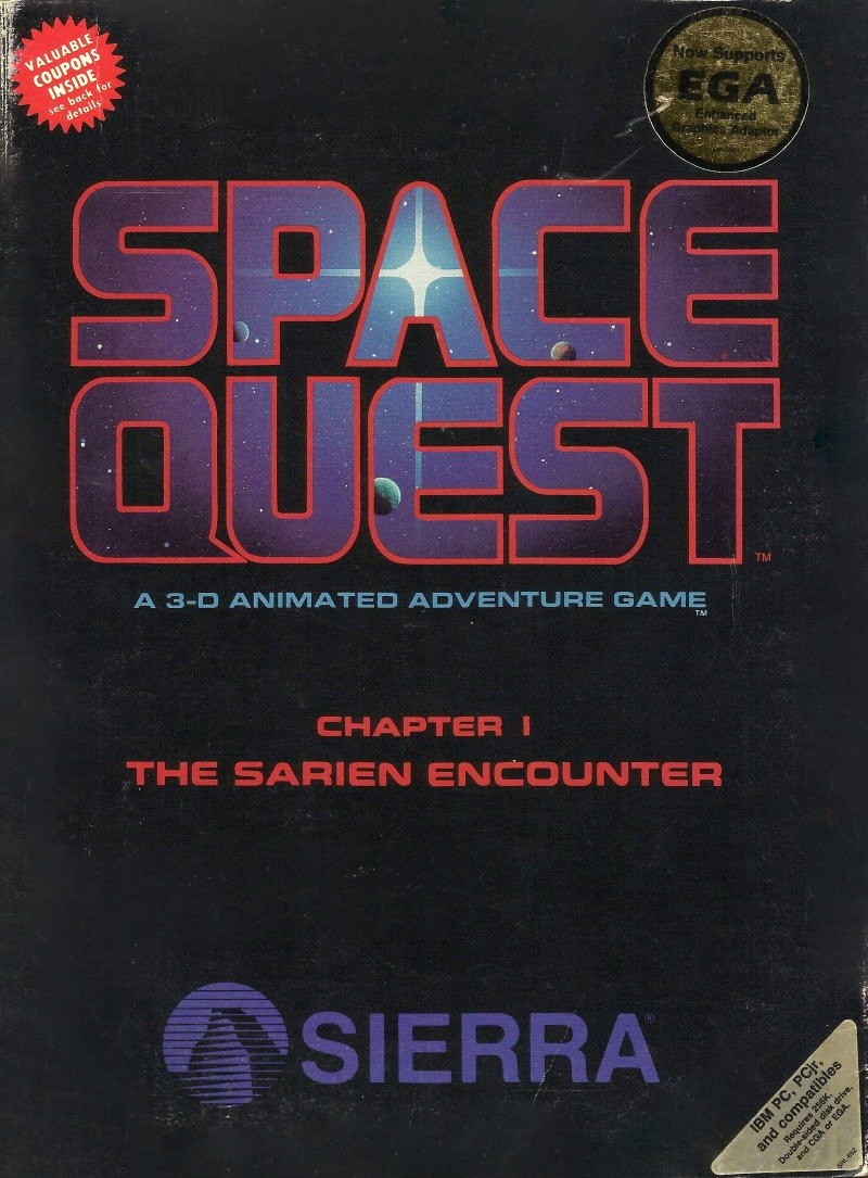 Capa do jogo Space Quest: Chapter I - The Sarien Encounter