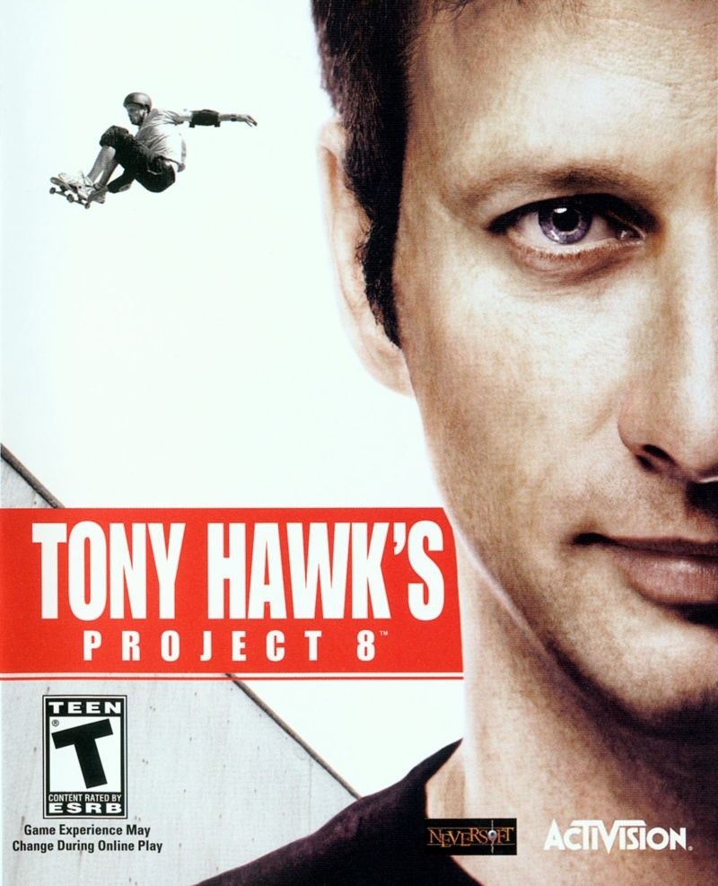 Capa do jogo Tony Hawks Project 8
