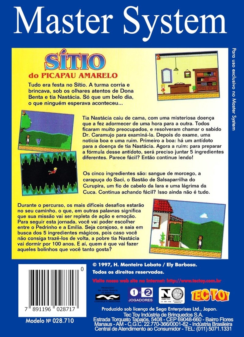 Capa do jogo Sítio do Picapau Amarelo