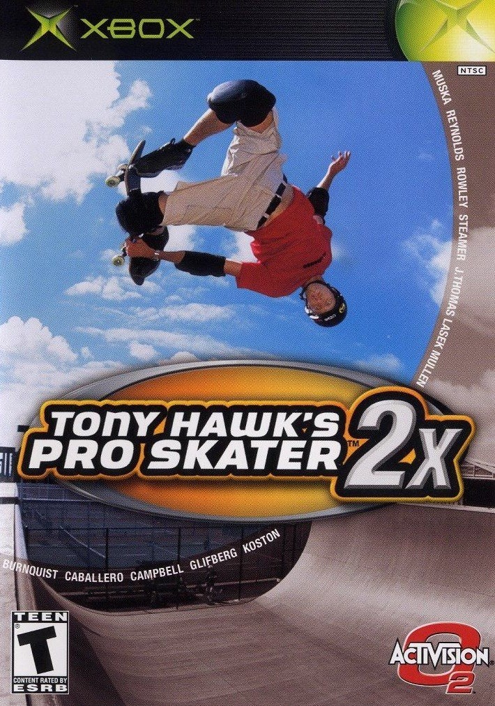 Capa do jogo Tony Hawks Pro Skater 2x