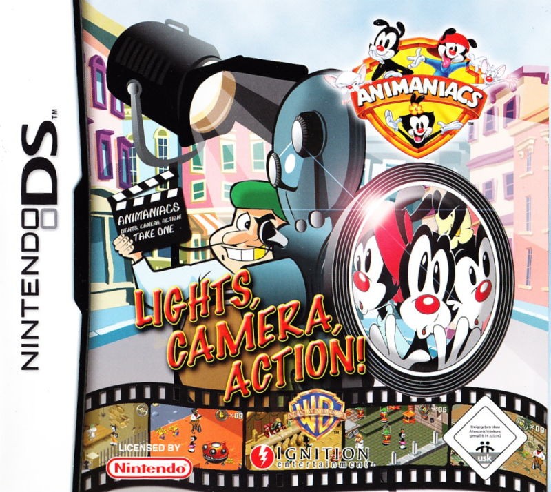 Capa do jogo Animaniacs: Lights, Camera, Action!