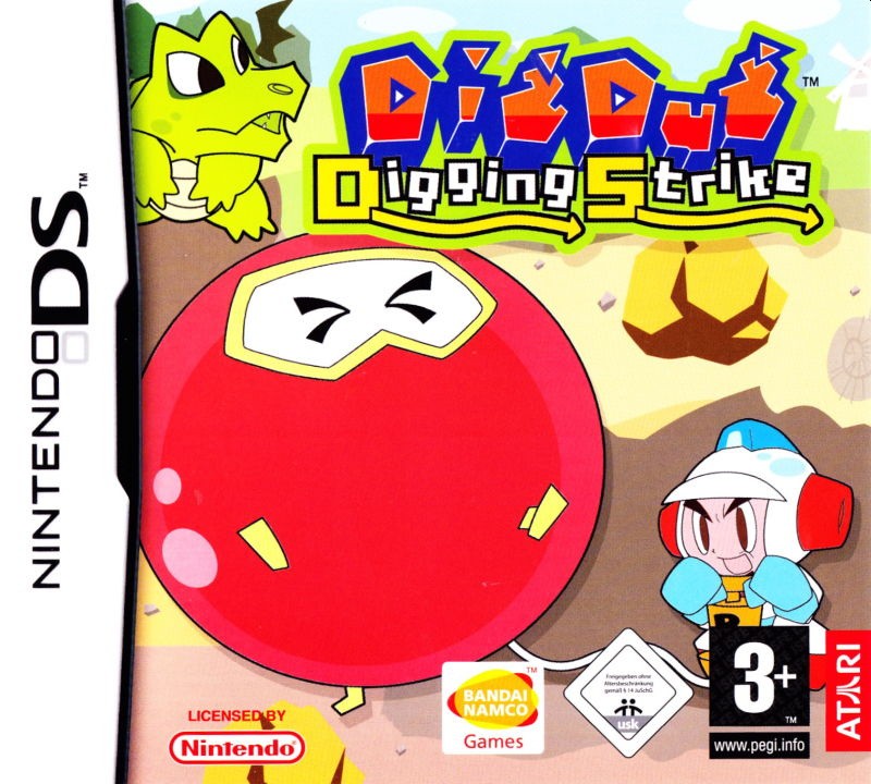 Capa do jogo Dig Dug: Digging Strike