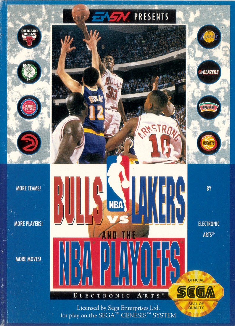 Capa do jogo Bulls vs. Lakers and the NBA Playoffs