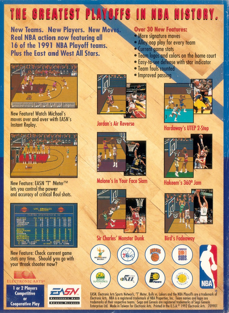 Capa do jogo Bulls vs. Lakers and the NBA Playoffs