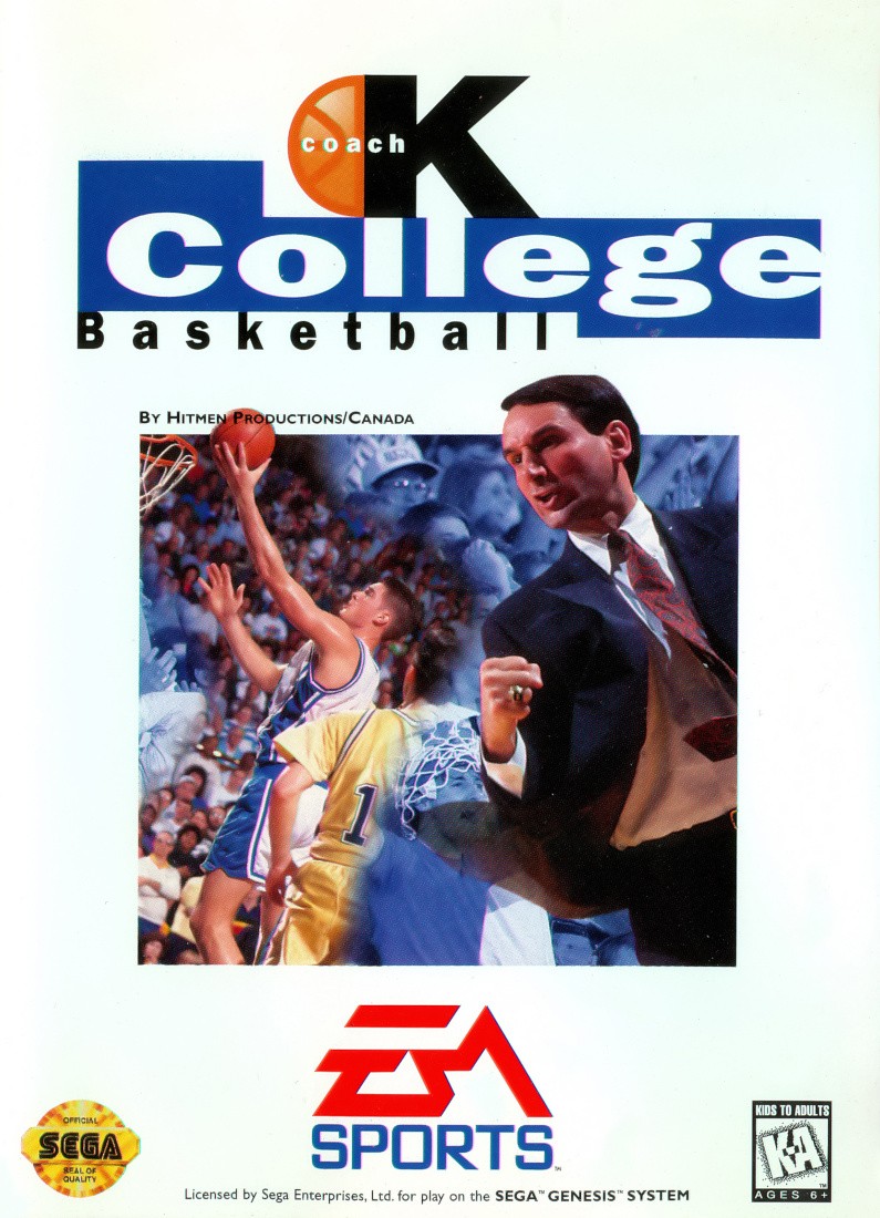 Capa do jogo Coach K College Basketball