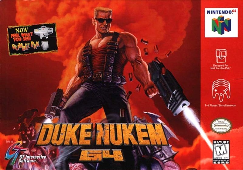 Capa do jogo Duke Nukem 64