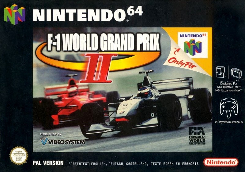 Capa do jogo F-1 World Grand Prix II