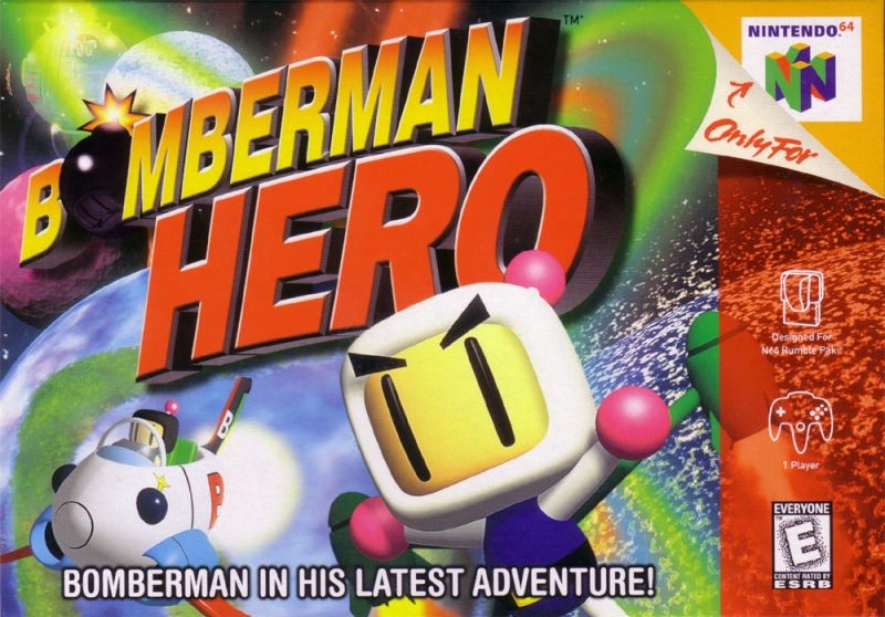 Capa do jogo Bomberman Hero