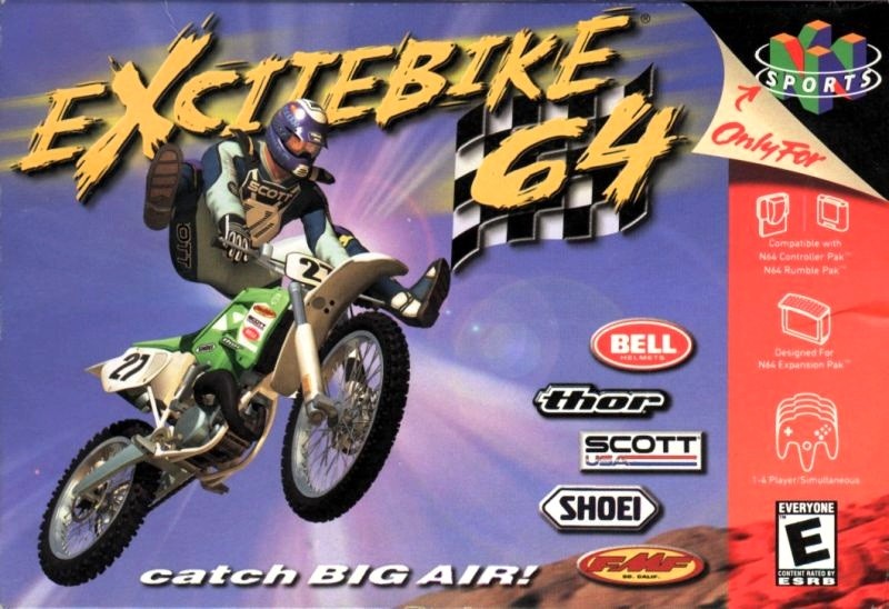 Capa do jogo Excitebike 64