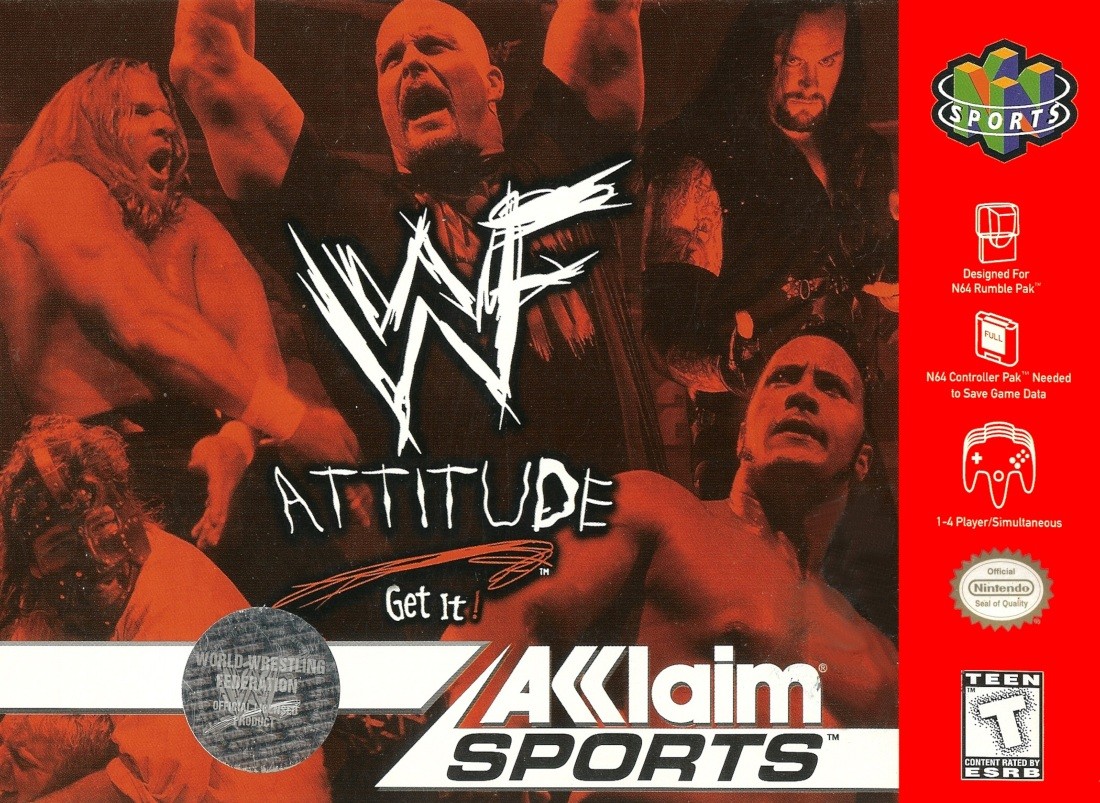 Capa do jogo WWF Attitude