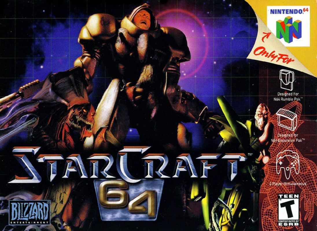 Capa do jogo StarCraft 64