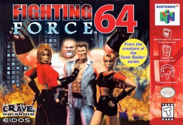 Capa do jogo Fighting Force 64