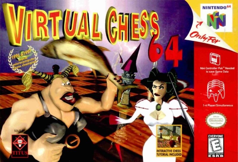 Capa do jogo Virtual Chess 64