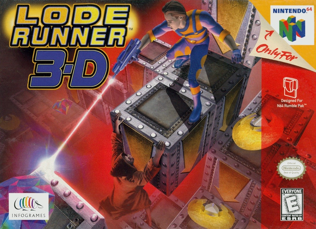 Capa do jogo Lode Runner 3-D