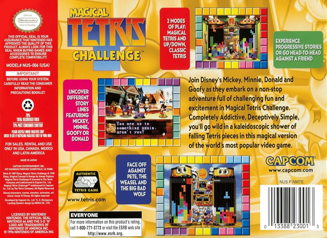 Capa do jogo Magical Tetris Challenge