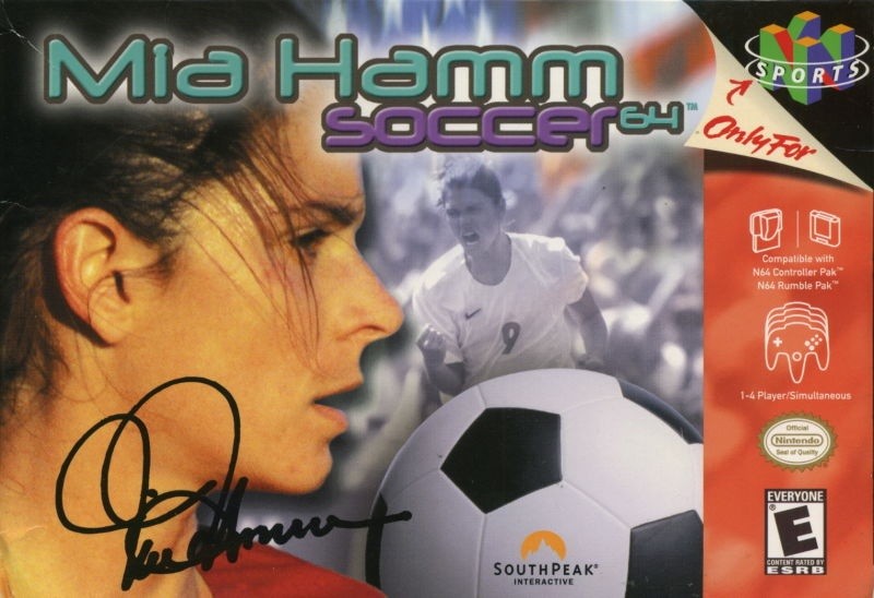 Capa do jogo Mia Hamm Soccer 64