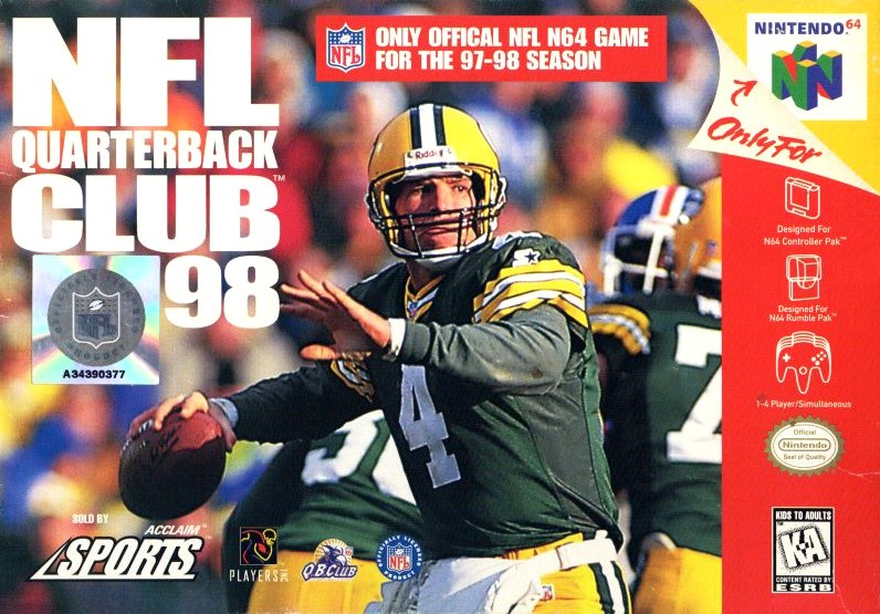 Capa do jogo NFL Quarterback Club 98