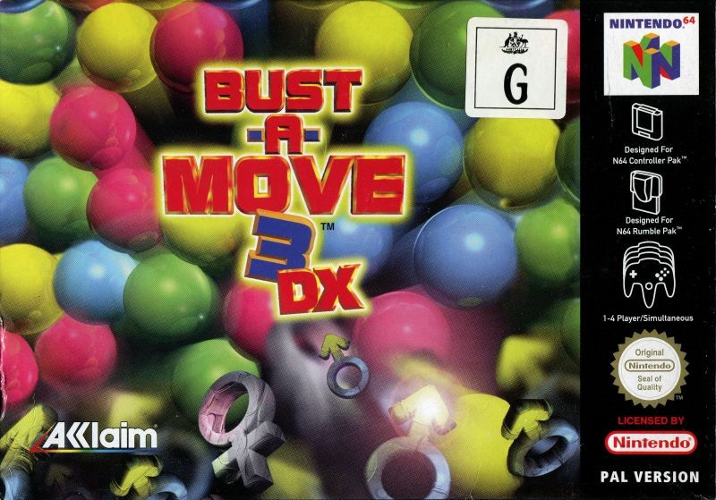Capa do jogo Puzzle Bobble 64