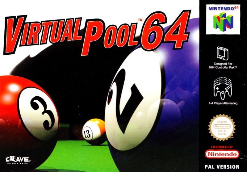 Capa do jogo Virtual Pool 64