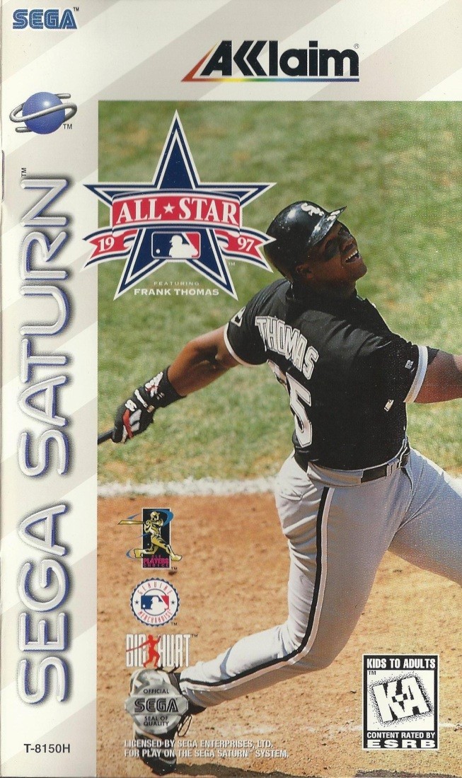 Capa do jogo All-Star Baseball 1997 Featuring Frank Thomas