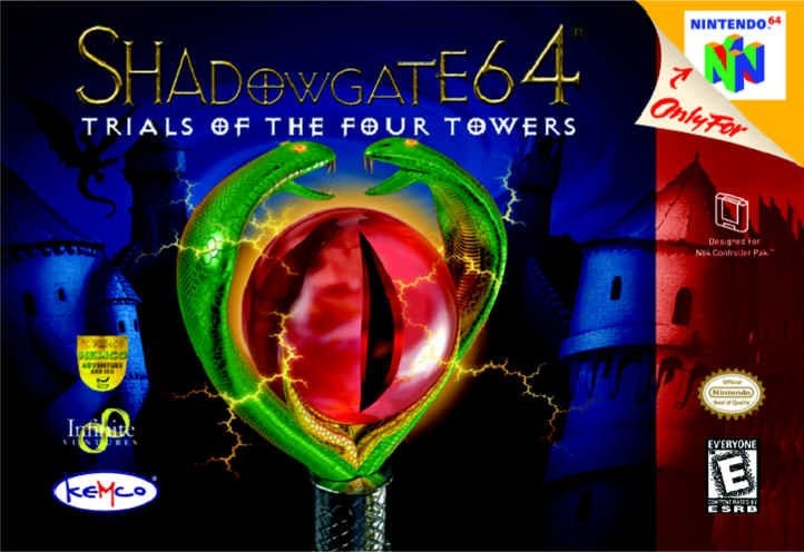 Capa do jogo Shadowgate 64: Trials of the Four Towers