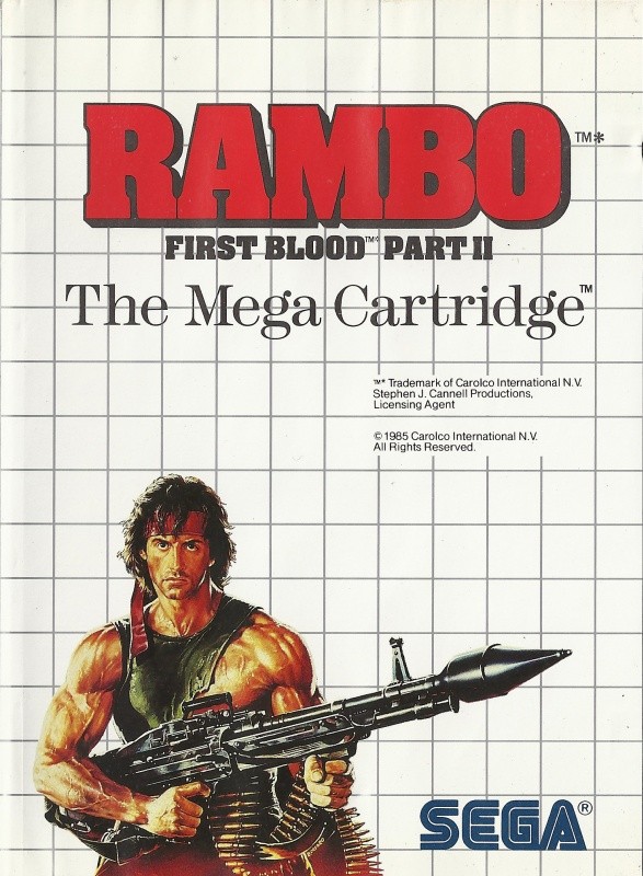 Capa do jogo Rambo: First Blood Part II