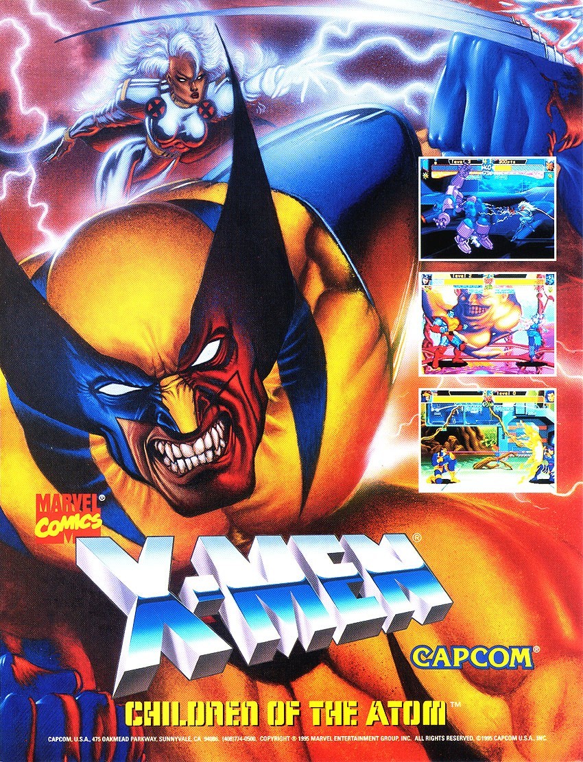 Capa do jogo X-Men: Children of the Atom