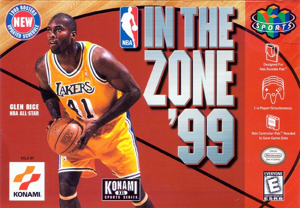 Capa do jogo NBA in the Zone 99