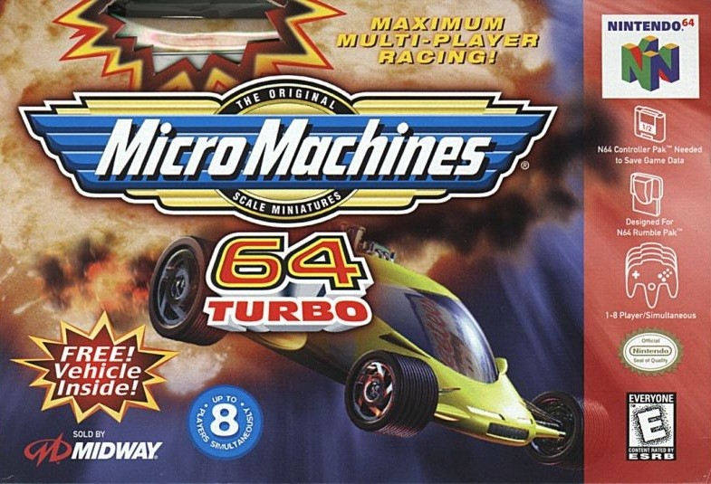 Capa do jogo Micro Machines 64 Turbo