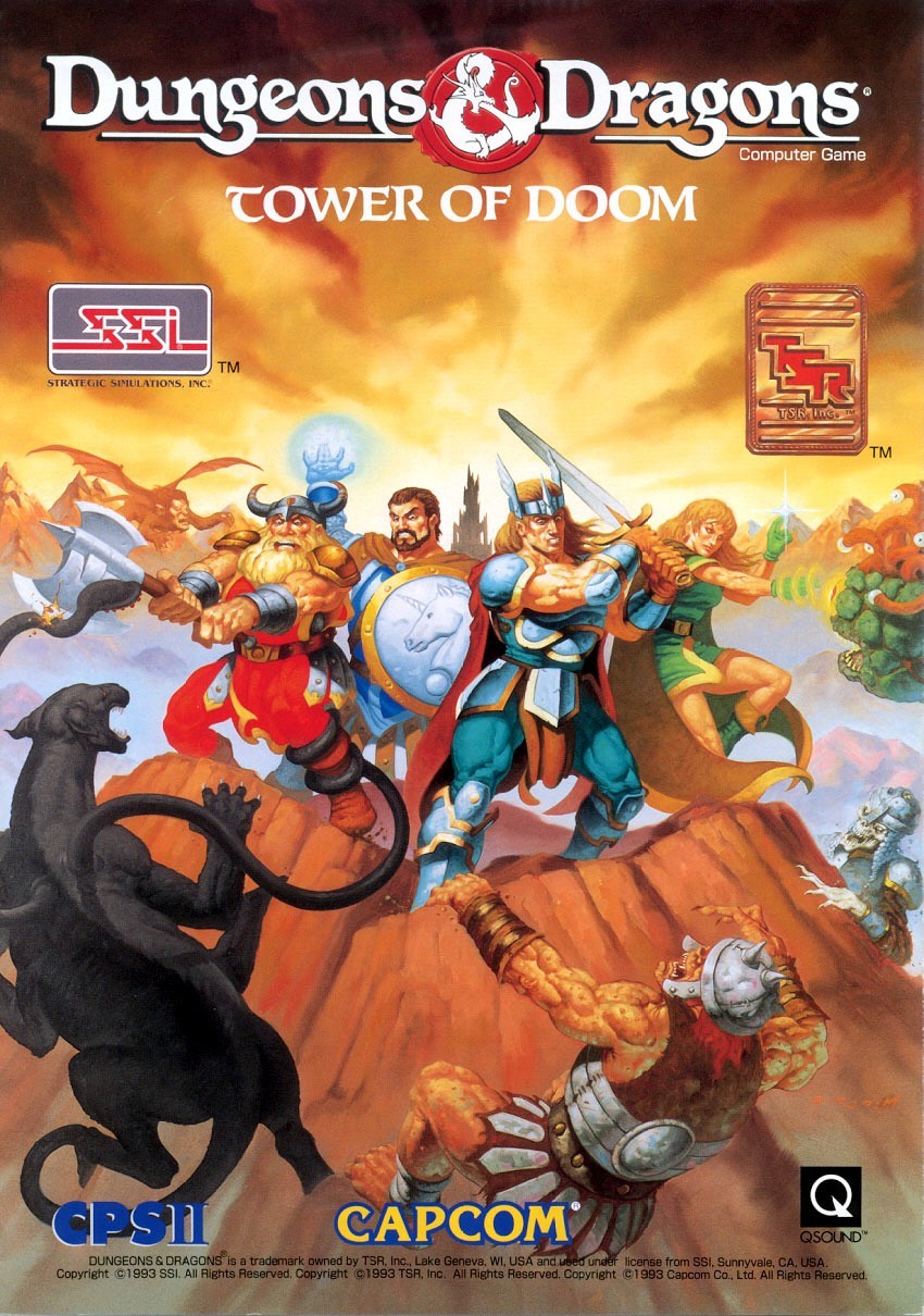 Capa do jogo Dungeons & Dragons: Tower of Doom