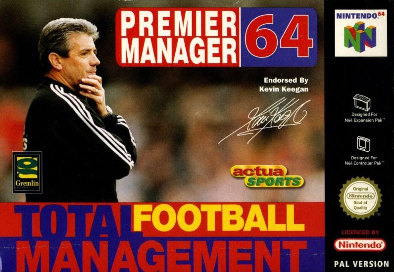 Capa do jogo Premier Manager 64: Total Football Management