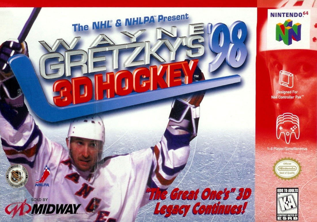 Capa do jogo Wayne Gretzkys 3D Hockey 98