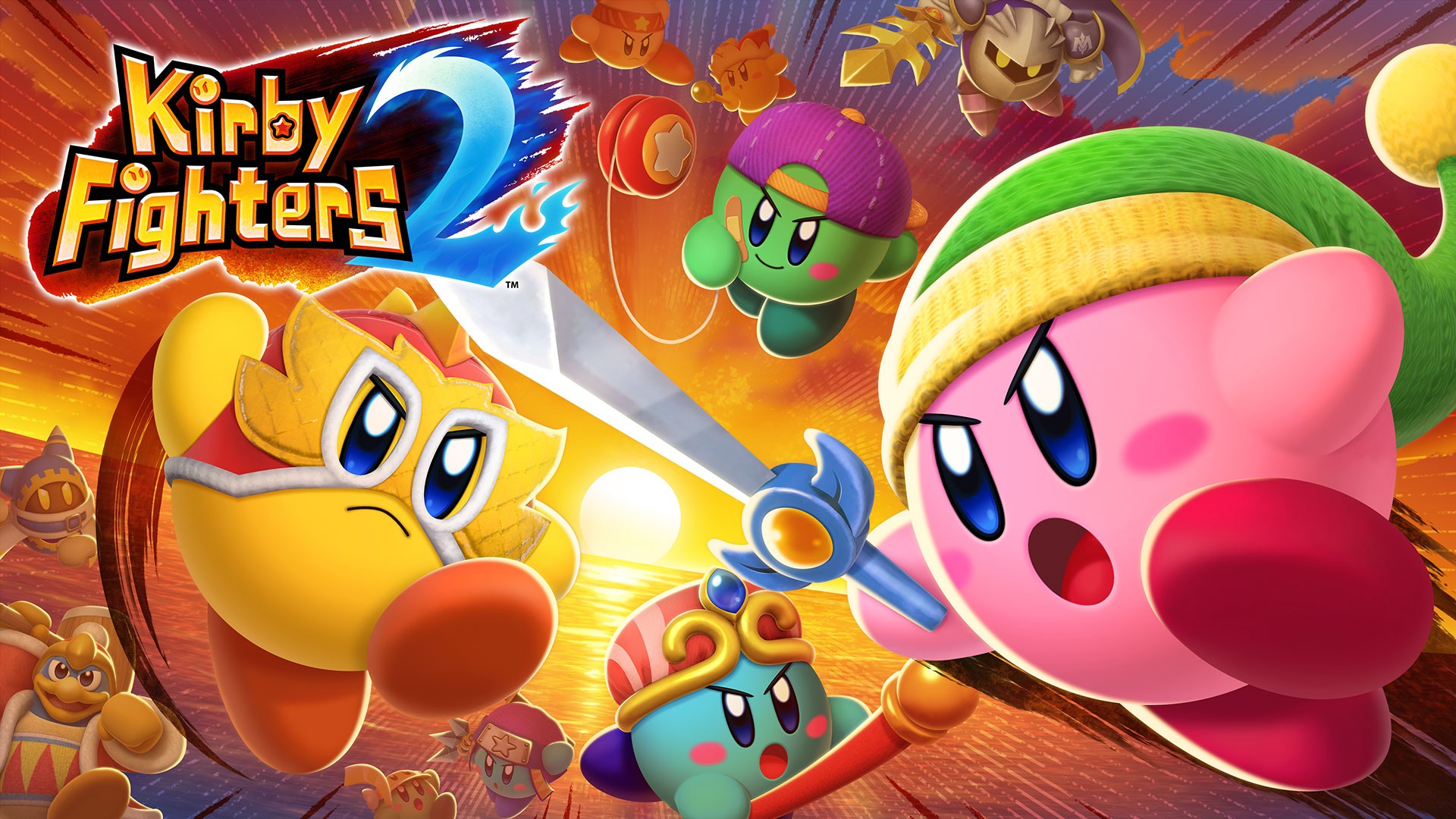 Capa do jogo Kirby Fighters 2