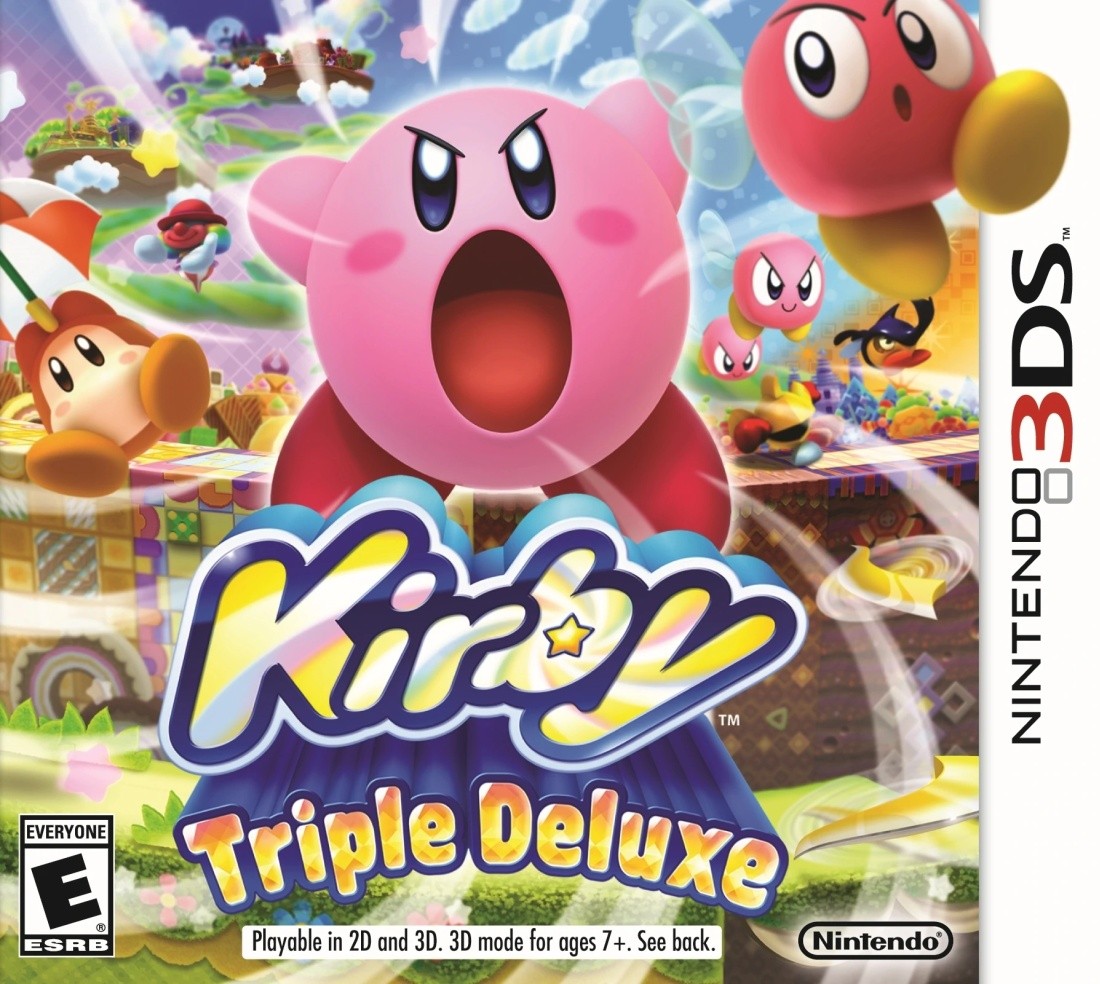 Capa do jogo Kirby: Triple Deluxe