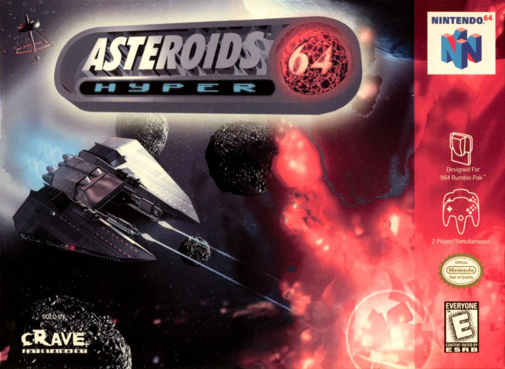 Capa do jogo Asteroids Hyper 64