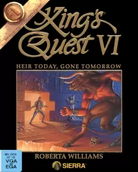 Capa de King's Quest VI: Heir Today, Gone Tomorrow
