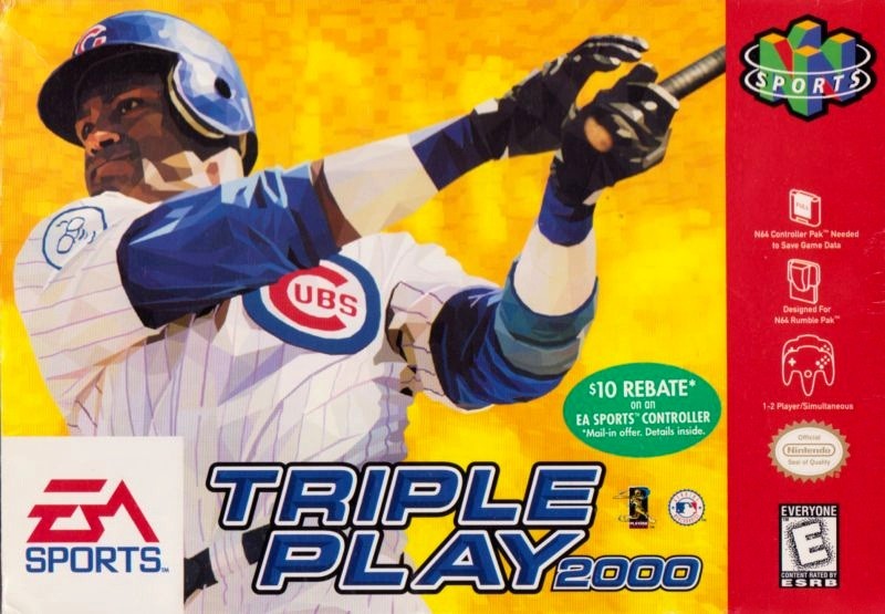 Capa do jogo Triple Play 2000