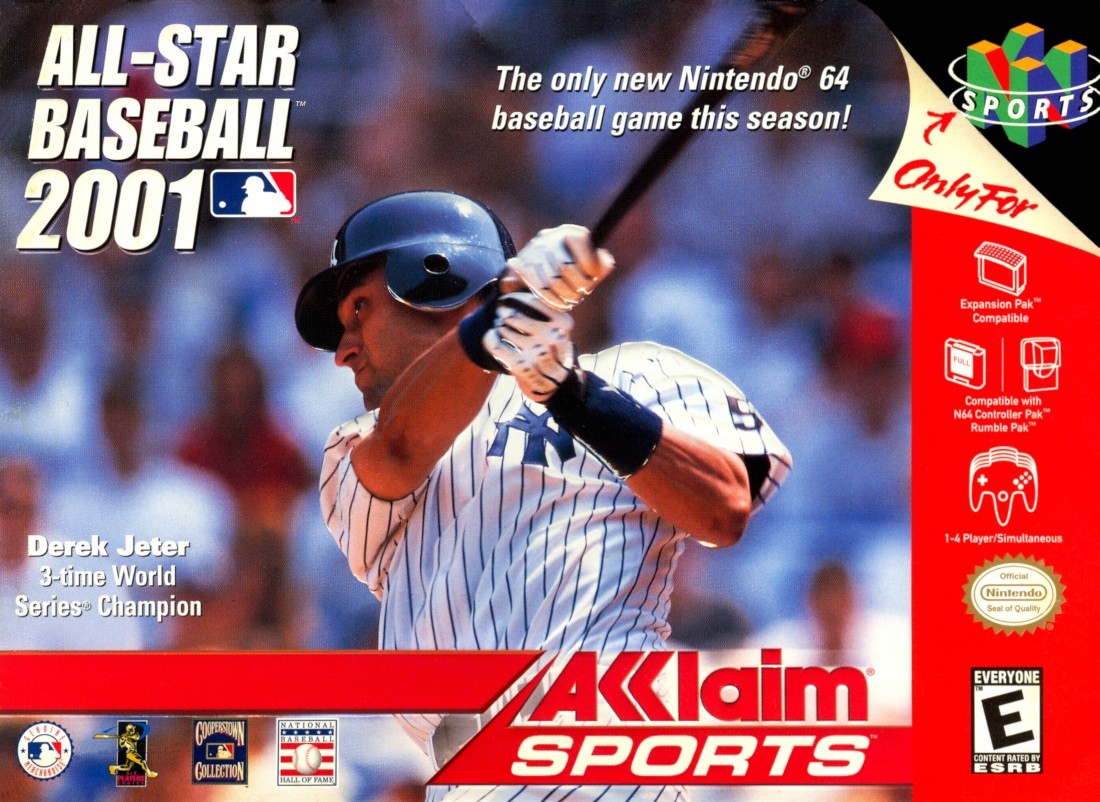 Capa do jogo All-Star Baseball 2001