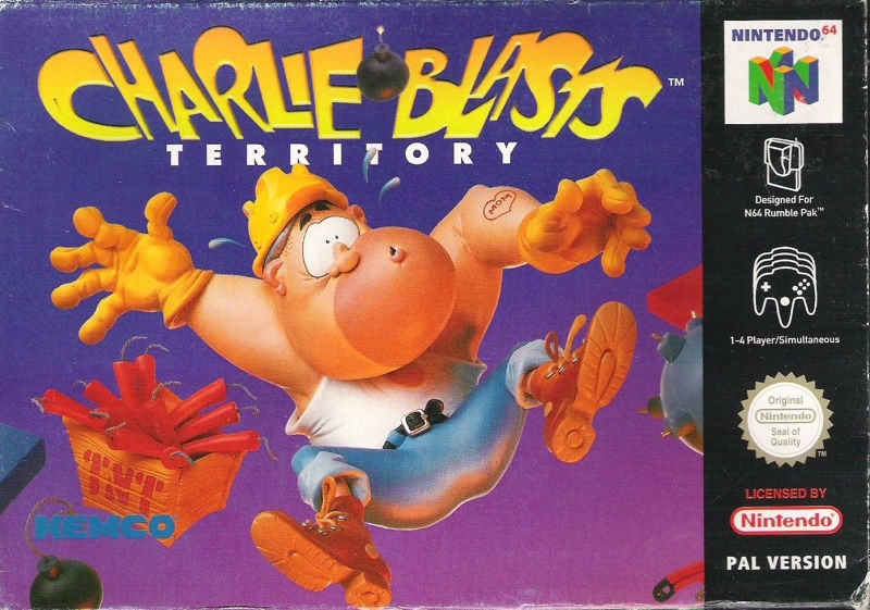 Capa do jogo Charlie Blasts Territory