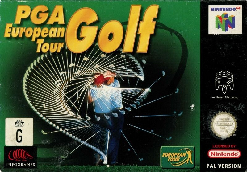 Capa do jogo PGA European Tour Golf